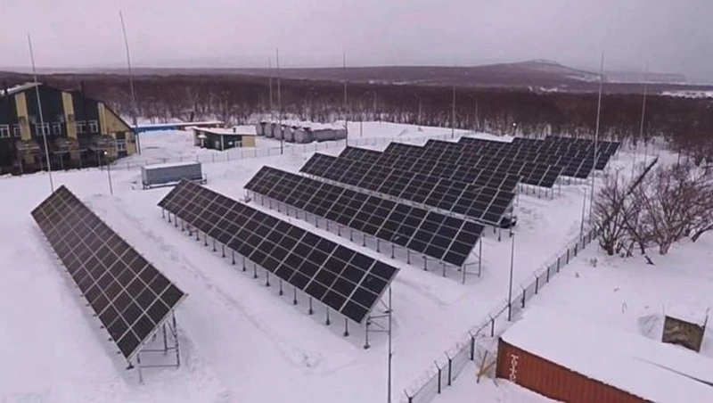 Первую солнечную электростанцию построили в Сахалинской области