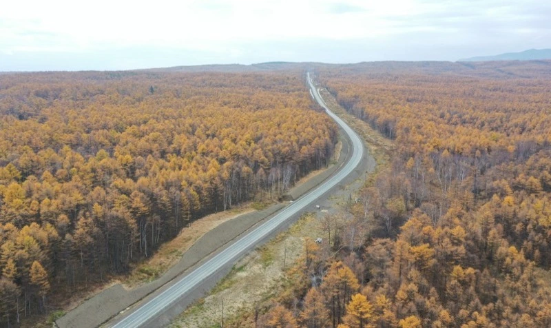 Дорога от Южно-Сахалинска до Ноглик полностью получила асфальтовое покрытие