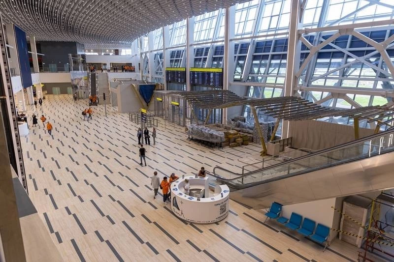 В новом аэровокзале проведены тестовые испытания с участием волонтеров