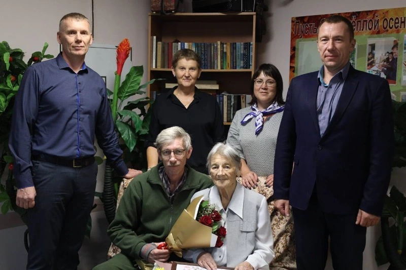 Жительница Томари  отметила 95 лет