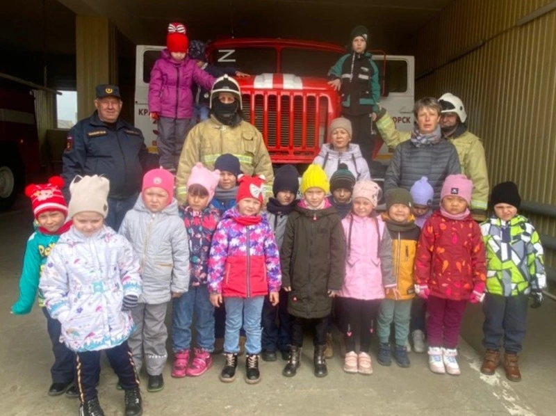 В гостях у работников пожарной части