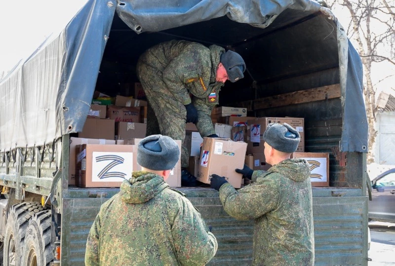 Союз женщин России собрал гуманитарную помощь нашим  солдатам на Украине